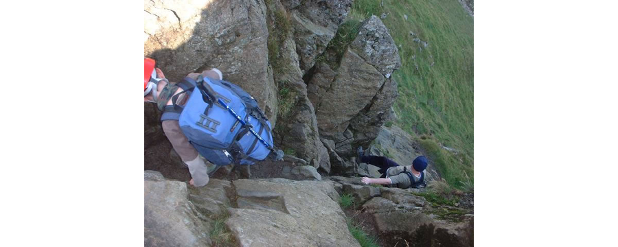 37_ Pete and Ben tackling a steep climb down_jpg